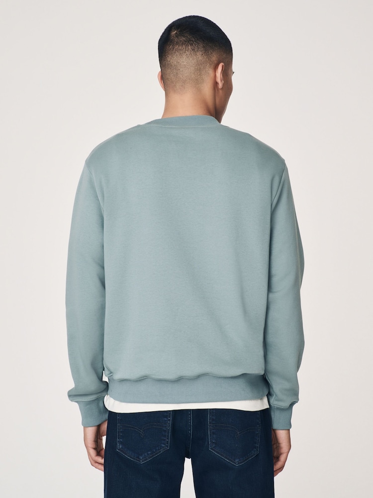Airforce Blue - Rich Jersey Crew Sweatshirt - Bild 2 von 7