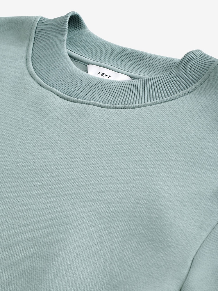 Bleu avio - Sweat-shirt Rich Jersey Col rond - Image 6 of 7