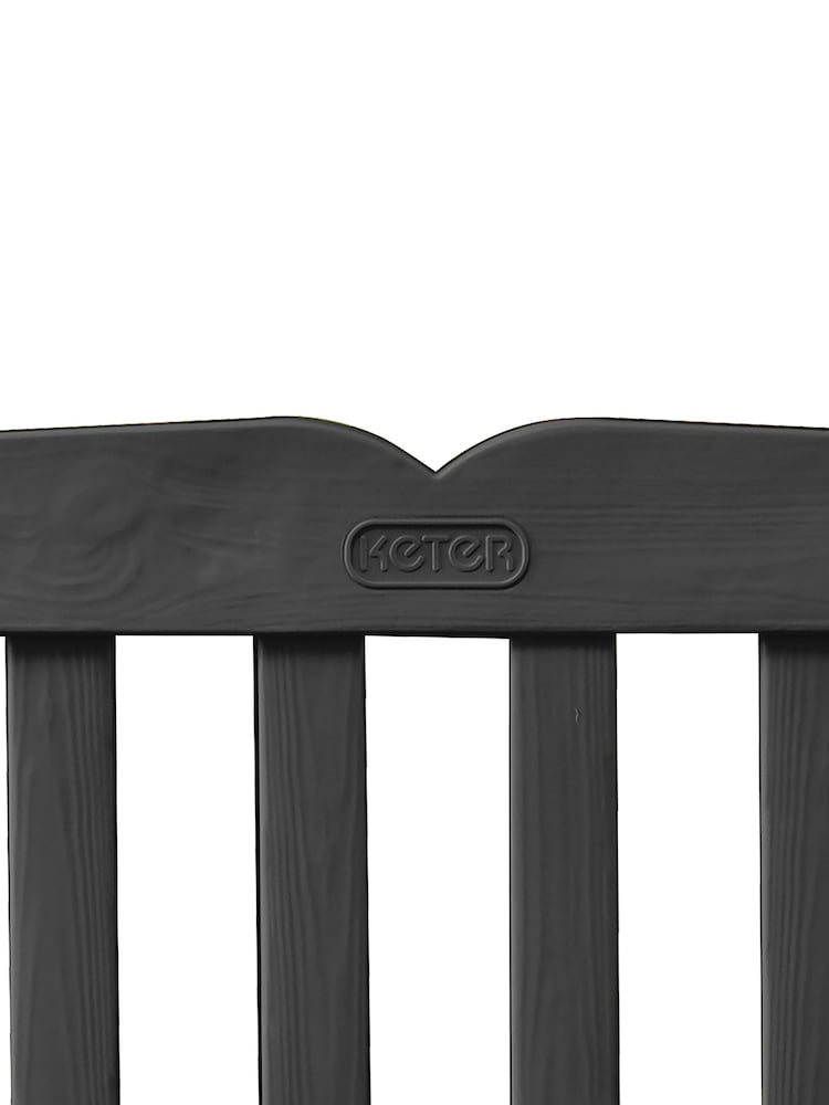Keter Grey Eden 265L Outdoor Garden Storage Bench - Image 5 of 5