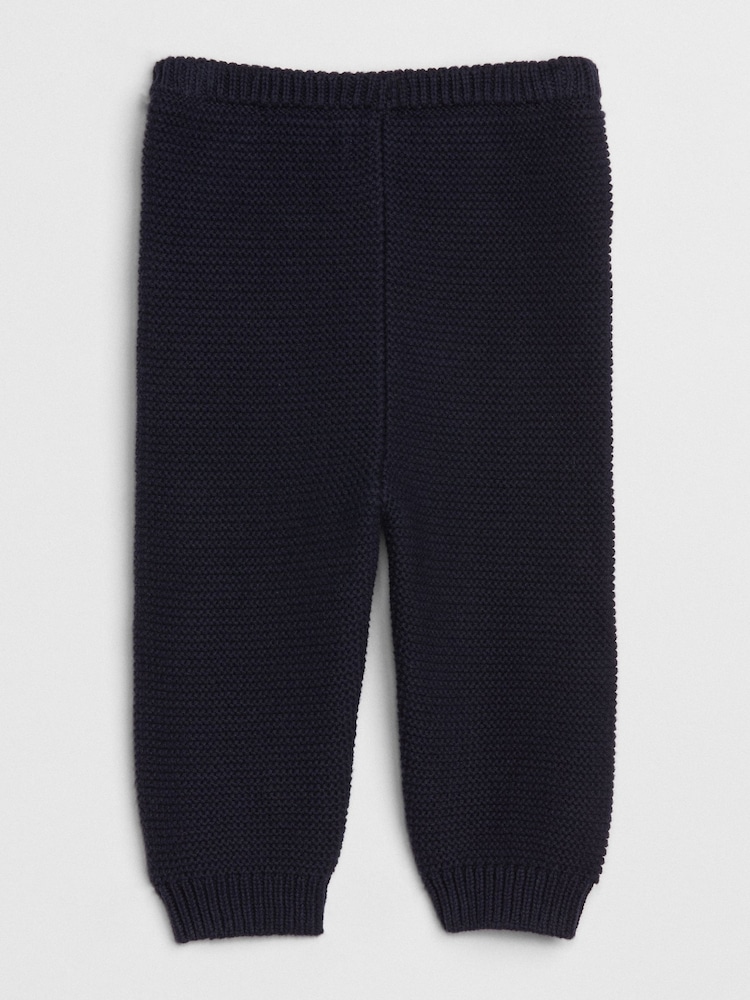 Azul marino - Gap Brannan Bear Soft Cotton Knit Pull On Trousers (Newborn-24mths) - Imagen 1 de 3