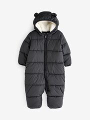 Gap Black Cold Control Max Puffer Snowsuit (Newborn-24mths) - Image 1 of 4