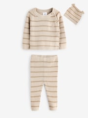 Gap Cream Brannan Bear Wrap Jumper & Bottoms Outfit Set (Newborn-24mths) - Image 4 of 9