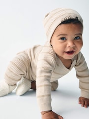 Gap Cream Brannan Bear Wrap Jumper & Bottoms Outfit Set (Newborn-24mths) - Image 7 of 9