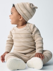Gap Cream Brannan Bear Wrap Jumper & Bottoms Outfit Set (Newborn-24mths) - Image 8 of 9