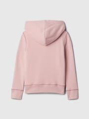 Gap Pink Logo Sherpa-Lined Zip Up Hoodie (4-13yrs) - Image 2 of 3