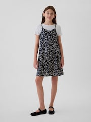 Gap Blue Button-Front Slip Dress (4-13yrs) - Image 1 of 2