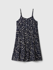Gap Blue Button-Front Slip Dress (4-13yrs) - Image 2 of 2