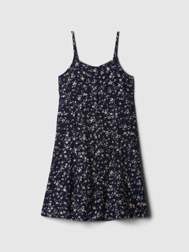 Gap Blue Button-Front Slip Dress (4-13yrs) - Image 2 of 2