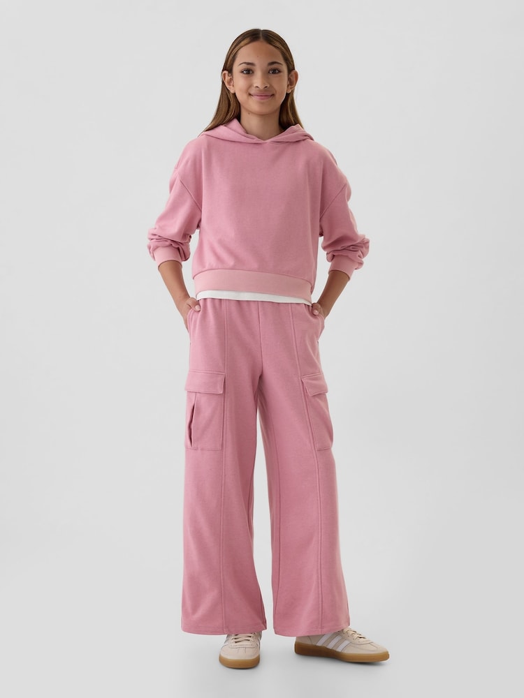 Gap Pink Vintage Soft Oversized Hoodie (4-13yrs) - Image 3 of 3