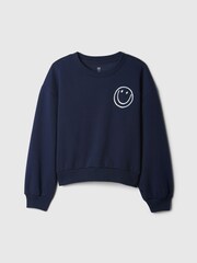 Gap Navy Blue Vintage Soft Jumper (4-13yrs) - Image 4 of 5