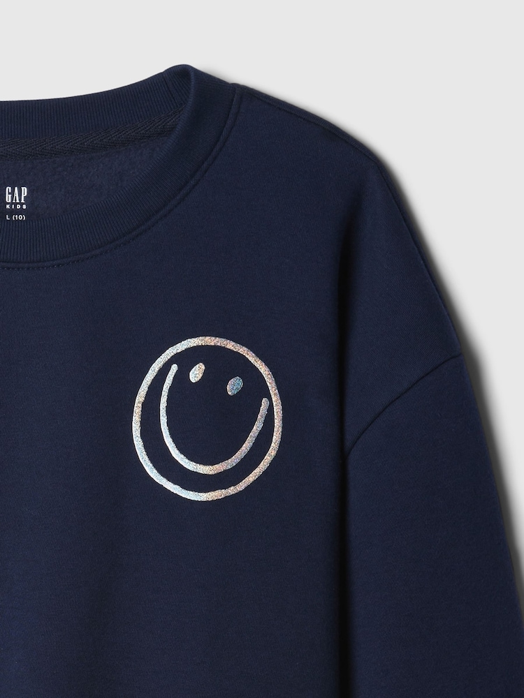 Gap Navy Blue Vintage Soft Jumper (4-13yrs) - Image 5 of 5