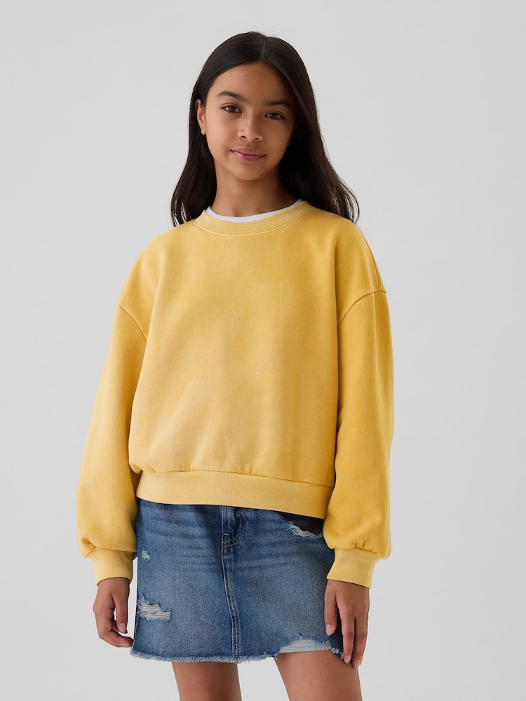 Gap Yellow Vintage Soft Jumper (4-13yrs) - Image 1 of 4