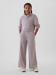Morado - Pantalones de chándal de pierna ancha con diseño suave de estilo vintage de Gap (4-13 años) - Imagen 1 de 5
