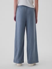 Gap Blue Vintage Soft Wide Leg Joggers (4-13yrs) - Image 2 of 5