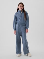 Gap Blue Vintage Soft Wide Leg Joggers (4-13yrs) - Image 3 of 5