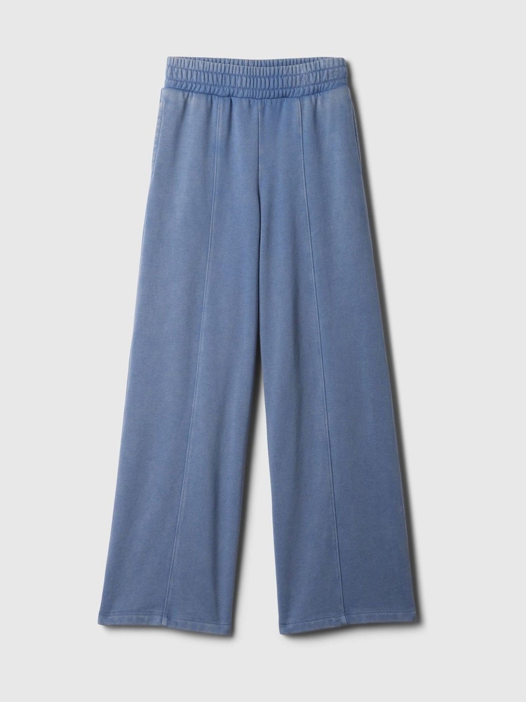 Gap Blue Vintage Soft Wide Leg Joggers (4-13yrs) - Image 5 of 5