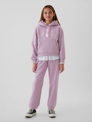 Gap Purple Logo Graphic Hoodie (4-13yrs) - Image 3 of 5