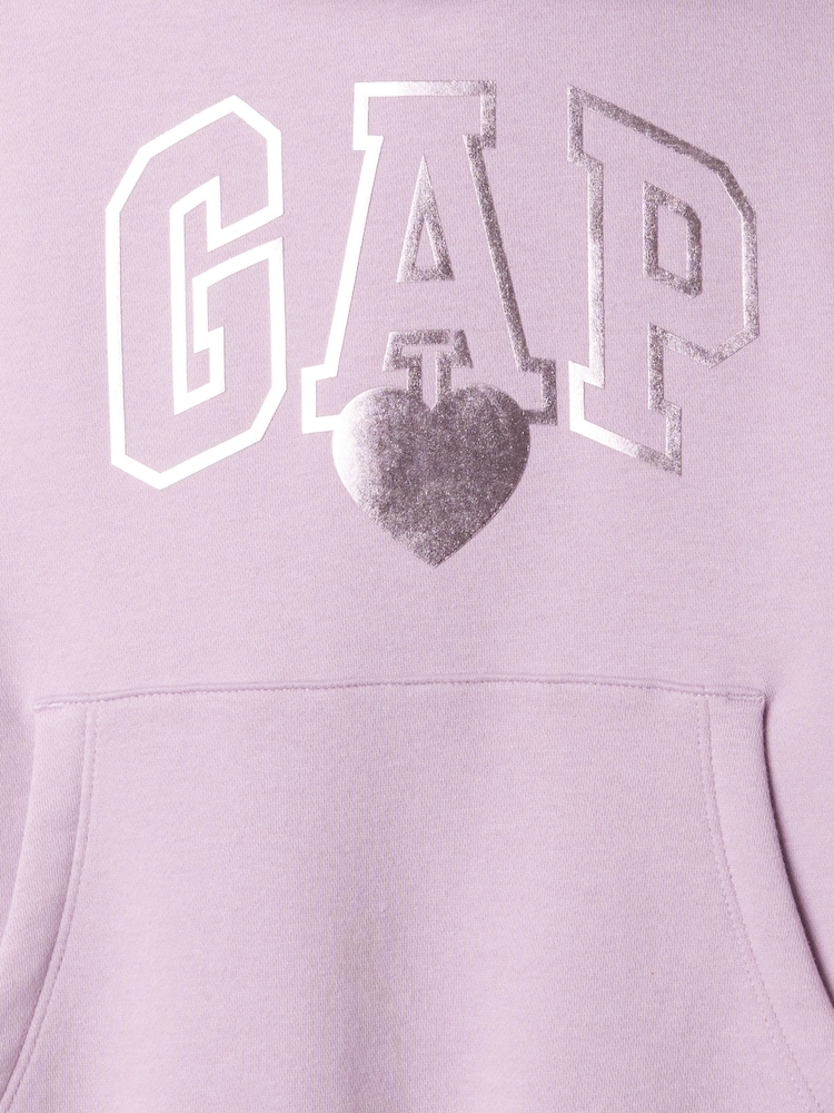 Gap Purple Logo Graphic Hoodie (4-13yrs) - Image 5 of 5