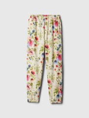 Gap Cream Floral Logo Joggers (4-13yrs) - Image 4 of 5