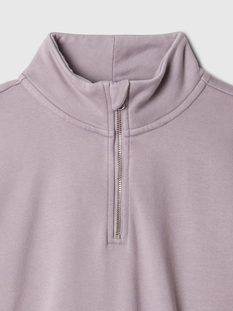 Paars - Gap vintage zachte cropped trui met rits (4 - 13 jr) - Image 5 of 5