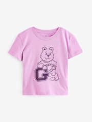 Gap Purple Brannan Bear Graphic T-Shirt (4-13yrs) - Image 1 of 4