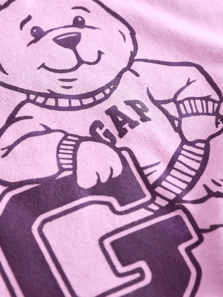 Gap Purple Brannan Bear Graphic T-Shirt (4-13yrs) - Image 4 of 4