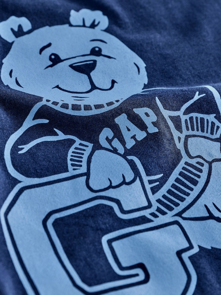 Gap Blue Brannan Bear Logo T-Shirt (4-13yrs) - Image 4 of 4 Gap Blue Brannan Bear Logo T-Shirt (4-13yrs) - Image 4 of 4