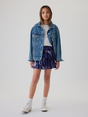 Gap Blue Floral Ruffle Skort (4-13yrs) - Image 1 of 3