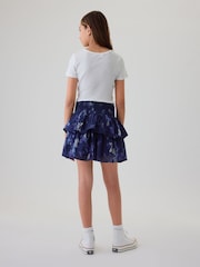 Gap Blue Floral Ruffle Skort (4-13yrs) - Image 2 of 3