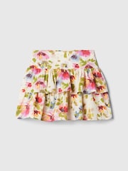 Gap Pink Floral Ruffle Skort (4-13yrs) - Image 3 of 4