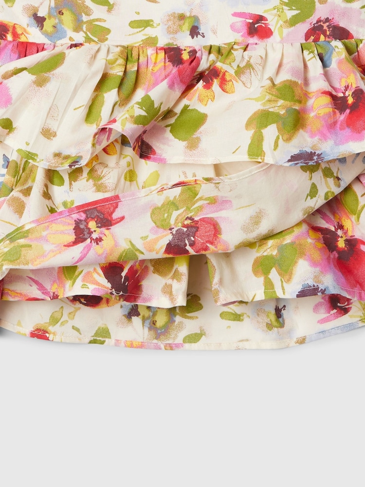 Gap Pink Floral Ruffle Skort (4-13yrs) - Image 4 of 4 Gap Pink Floral Ruffle Skort (4-13yrs) - Image 4 of 4