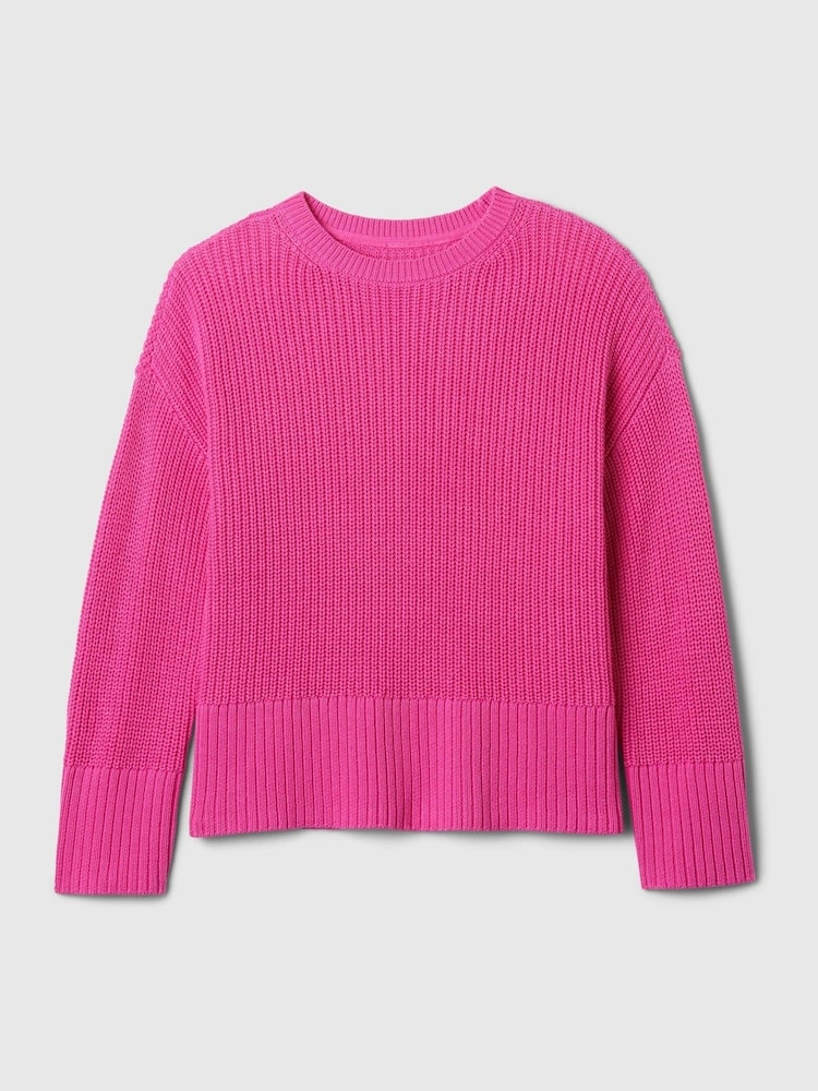 Gap Pink Oversized Jumper (4-13yrs) - Image 4 of 4