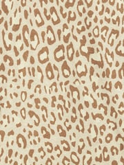 Gap Brown Leopard Print Cotton Long Sleeve Pyjama Set (4-13yrs) - Image 3 of 3