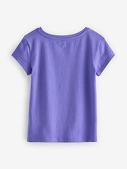 Gap Purple Logo Graphic Short Sleeve Crew Neck T-Shirt (4-13yrs) - Image 2 of 4