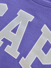 Gap Purple Logo Graphic Short Sleeve Crew Neck T-Shirt (4-13yrs) - Image 3 of 4