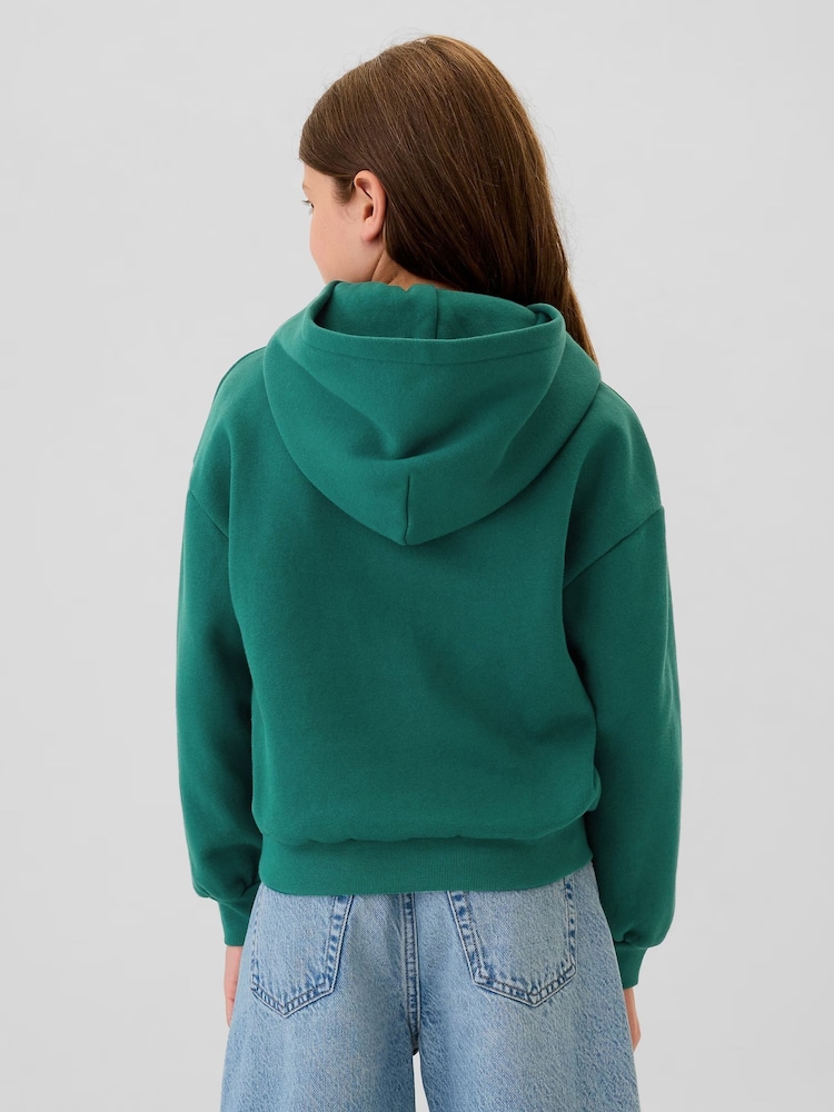 Gap Green Athletic Logo Hoodie - Image 2 of 4