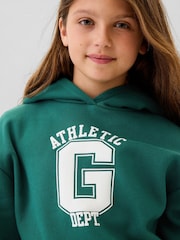 Gap Green Athletic Logo Hoodie - Image 3 of 4