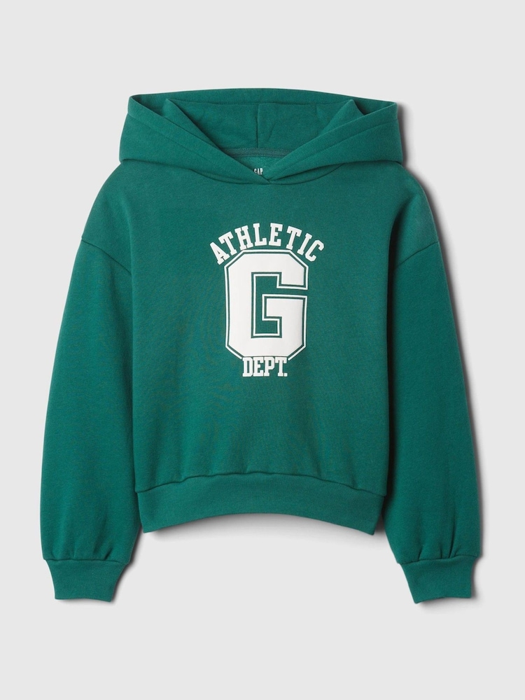 Gap Green Athletic Logo Hoodie - Image 4 of 4