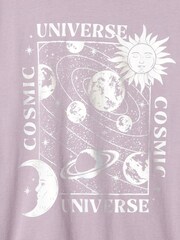 Gap Purple Universe Long Sleeve Graphic T-Shirt - Image 7 of 8