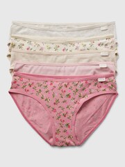 Gap Pink Bikini Briefs 5 Pack (4-13yrs) - Image 1 of 1