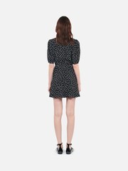 The Kooples Black Printed Button Down Mini Dress - Image 2 of 7