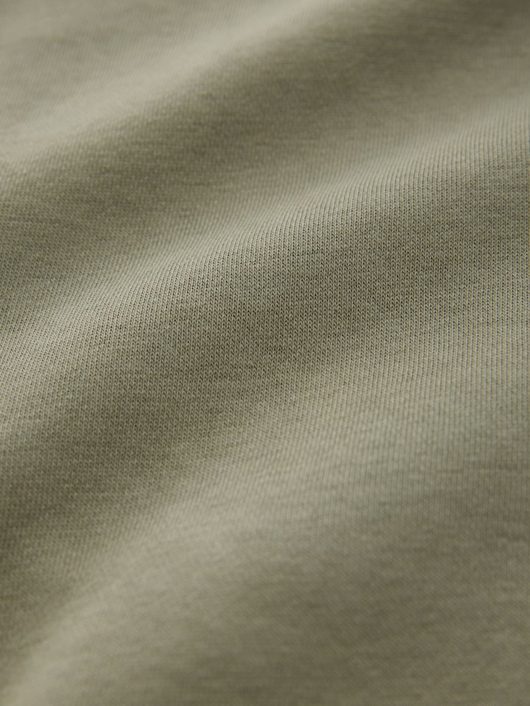 Green Cotton Rich Jersey Bomber Jacket - Image 8 of 8
