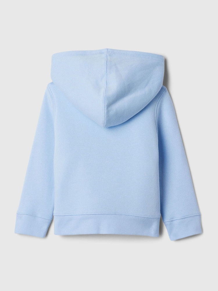 Gap Blue Logo Sherpa-Lined Zip Hoodie (6mths-5yrs) - Image 2 of 2