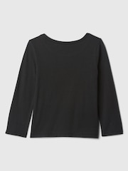 Gap Black Cat Long Sleeve Logo Graphic T-Shirt (6mths-5yrs) - Image 2 of 3