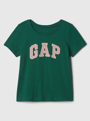 Gap Green Logo Graphic Short Sleeve T-Shirt (6mths-5yrs) - Image 1 of 3