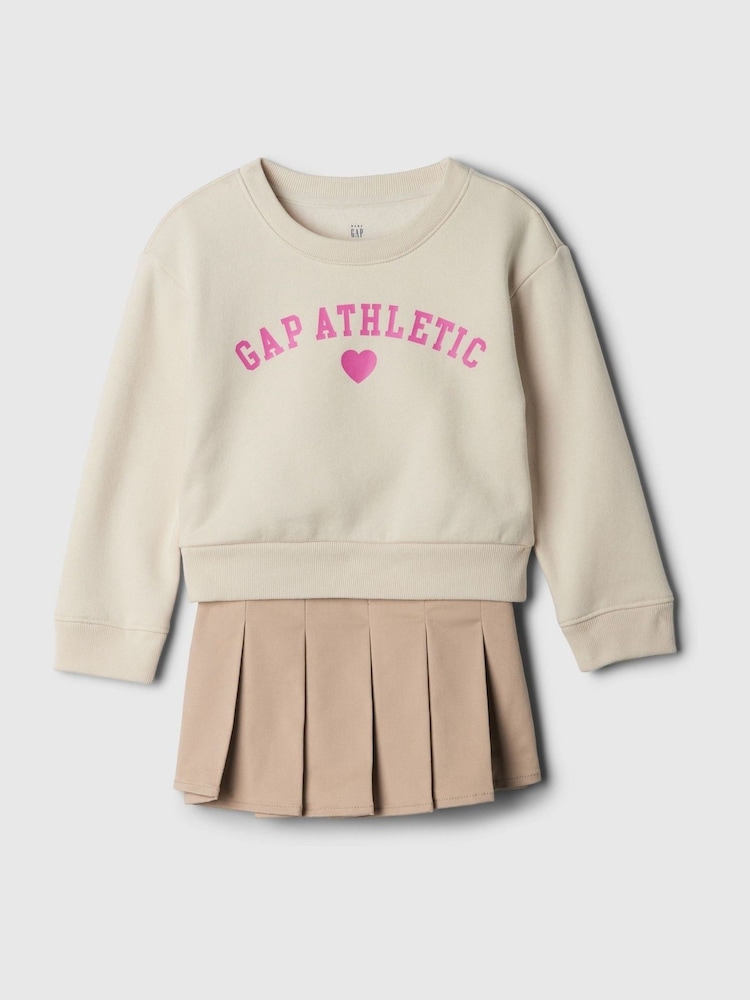 Gap Brown Sweat Top and Skort Set (6mths-5yrs) - Image 1 of 3
