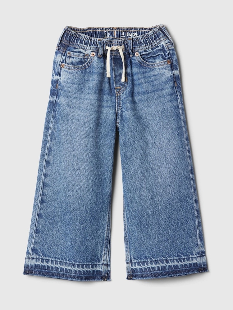 Gap Blue Soft Pull On Baggy Jeans (6mths-5yrs) - Image 1 of 4