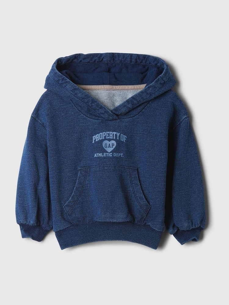 Gap Blue Logo Hoodie (6mths-5yrs) - Image 1 of 1 Gap Blue Logo Hoodie (6mths-5yrs) - Image 1 of 1