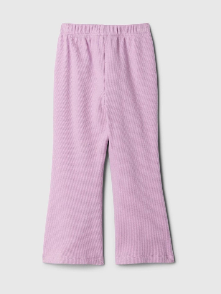 Gap Purple Flare Basic Cotton Leggings (6mths-5yrs) - Image 2 of 3