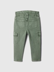 Gap Green Just Like Mom Ruffle Cargo Jeans (6mths-5yrs) - Image 2 of 2